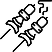 Two chess pieces with smoke coming out of them vector