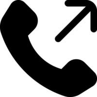 A phone with an arrow pointing to it vector