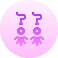 Two people with question marks on a pink circle vector