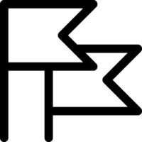 A black and white icon of two arrows pointing in different directions vector