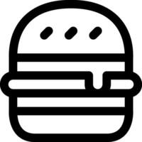 A hamburger icon on a white background vector