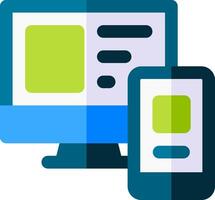 Mobile responsive design vector