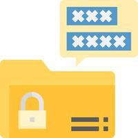 How to protect your files with password encryption vector