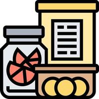 Food and drink icon illustration vector