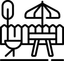 Barbecue grill icon vector