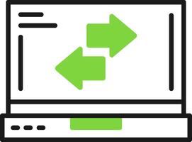 Refresh Icon Design vector