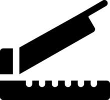 A stapler on a white background with a black outline vector