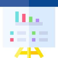Facebook analytics dashboard vector
