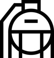 A black and white image of a helmet vector