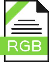 RGB Icon Design vector