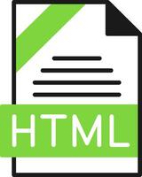 HTML Icon Design vector