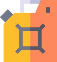 A gas can with a square shape on it vector