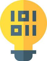 A light bulb with the number 10 in it vector