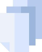 A blue square with a white background vector