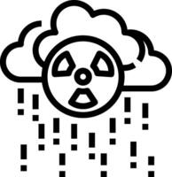 A cloud with a nuclear reactor in it vector