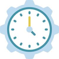 A clock icon on a white background vector