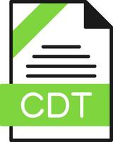 CDT Icon Design vector