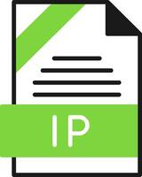 IP Icon Design vector