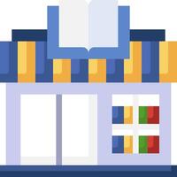 A book store with a book on the front vector