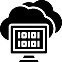Cloud computing icon vector