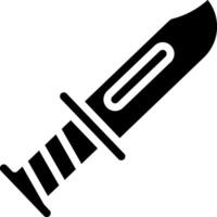 A knife icon on a white background vector