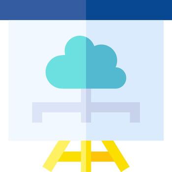 Cloud computing - cloud computing vector