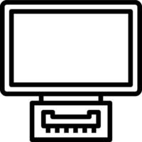 Computer monitor icon vector