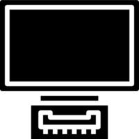 Computer monitor icon illustration vector