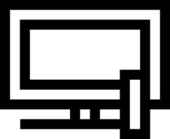 A computer monitor with a keyboard and mouse vector
