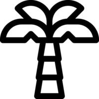 Palm tree icon vector