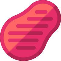 A red bean icon on a white background vector
