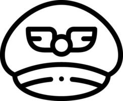 A black and white logo of a helmet vector