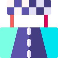 A car with a checkerboard pattern on the side vector