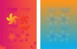 Set Of Abstract Creative Backgrounds design vector
