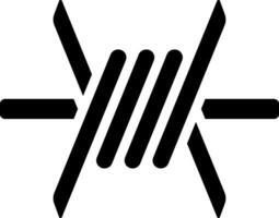 A black and white logo of a cross vector