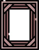 A square frame with a pink border vector