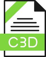 C3D Icon Design vector