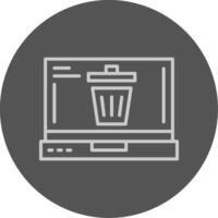 Trash Icon Design vector