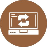 Refresh Icon Design vector