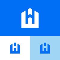 The logo combines a bold H with a warm House, creating a strong and inviting symbol vector