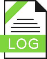 LOG Icon Design vector
