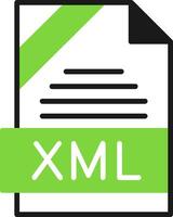 XML Icon Design vector
