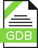 GDB Icon Design vector