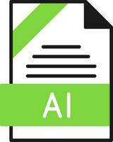 AI Icon Design vector