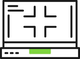 Exit full screen Icon Design vector