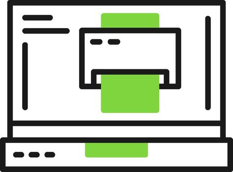 Printer Icon Design vector