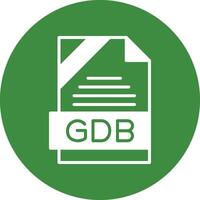GDB Icon Design vector
