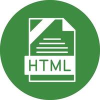 HTML Icon Design vector