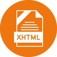 XHTML Icon Design vector