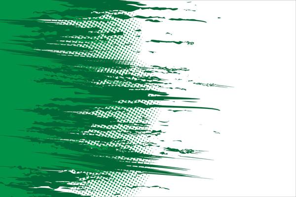 Blank abstract green dirty grunge background with halftone